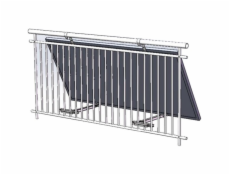 Solarmi univerzální nastavitelný balkónový držák sol. panelu, černý