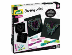 Lena String Art motýl a srdce