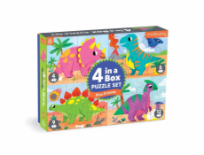 Mudpuppy Puzzle Dinosauři sada 4 v 1 Mudpuppy Puzzle Dinosauři sada 4 v 1