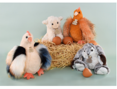 Doudou Histoire d´Ours Plyšová slepička zrzavá 20 cm Doudou Histoire d´Ours Plyšová slepička zrzavá 20 cm