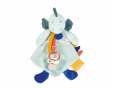 Doudou Dárková sada - Hračka s úchytem na dudlík dinosaurus zelený 23 cm