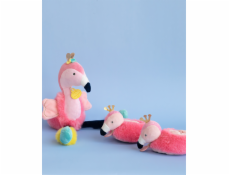 Doudou Dárková sada - Sada prvních botiček plameňák 0-6 měsíců