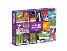 Galison Oboustranné puzzle Major Arcana 500 dílků Galison Oboustranné puzzle Major Arcana 500 dílků