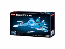 Sluban Model Bricks M38-B0985 Stíhací letoun Su-27 2v1
