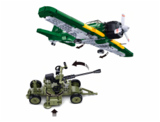 Sluban WWII M38-B1108 Stíhací letoun Mitsubishi A6M Zero