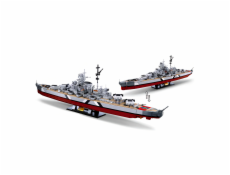 Sluban ModelBricks M38-B1102 Bitevní loď Bismarck 2v1