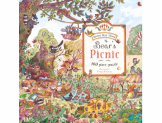 Galison Puzzle Medvědí piknikové puzzle 100 dílků
