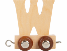 small foot Dřevěný vláček vláčkodráhy abeceda písmeno W small foot Dřevěný vláček vláčkodráhy abeceda písmeno W