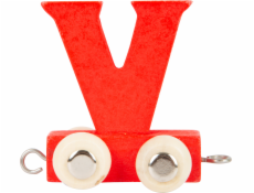 small foot Dřevěný vláček barevná abeceda písmeno V small foot Dřevěný vláček barevná abeceda písmeno V