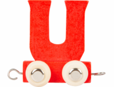 small foot Dřevěný vláček barevná abeceda písmeno U small foot Dřevěný vláček barevná abeceda písmeno U