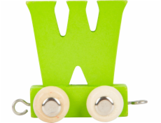 small foot Dřevěný vláček barevná abeceda písmeno W small foot Dřevěný vláček barevná abeceda písmeno W