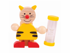 Bigjigs Toys Stojánek na kartáček s přesýpacími hodinami 1 ks