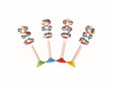 Bigjigs Toys Rolničky pruhované 1 ks