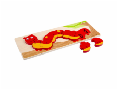 Bigjigs Toys Počítací puzzle housenka Bigjigs Toys Počítací puzzle housenka