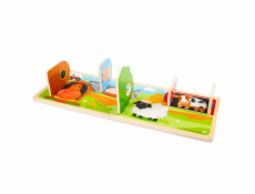 Bigjigs Toys Senzorické puzzle farma