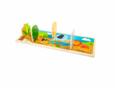 Bigjigs Toys Senzorické puzzle džungle