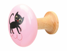 Vilac Dřevěný věšáček 2 ks kočička