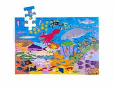 Bigjigs Toys Podlahové puzzle Podmořský svět 48 dílků Bigjigs Toys Podlahové puzzle Podmořský svět 48 dílků