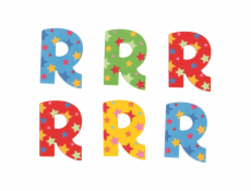 Bigjigs Toys Hvězdičkové písmenko R