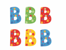 Bigjigs Toys Hvězdičkové písmenko B
