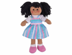 Bigjigs Toys Látková panenka Kira 28 cm