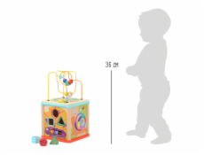 small foot Dřevěná motorická kostka Garden