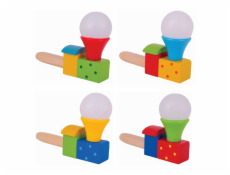 Bigjigs Toys Foukání lokomotiva s balónkem 1ks