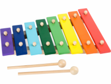 small foot Dřevěný xylofon barevný 8 not