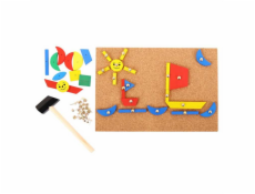 Bigjigs Toys Kreativní zatloukací hra