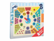 small foot Vkládací výukové puzzle nauč se hodiny