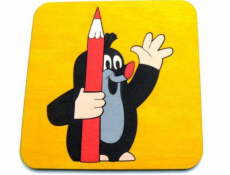 DoDo Skládací obrázek puzzle Krtek s pastelkou