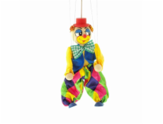 Dřevěné velké loutky - Klaun