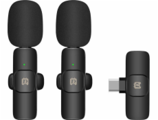 Bezdrôtový mikrofón Puluz PU3151B Lavalier typ C