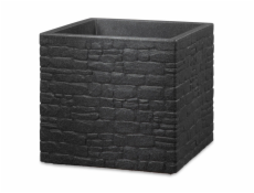 Hrniec Scheurich Stony Black, plast, O 29 cm