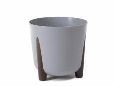 Hrniec Lamela Frida 229-27, plast, H 30 cm, sivý