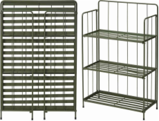 PROGARDEN Stojan na květiny kovový 3 patra 90 cm KO-X71000150