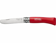 Opinel Detsky noz No. 07 zaoblena cepel, cervena
