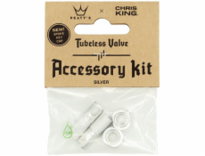 PEATY S X CHRIS KING (MK2) SILVER TUBELESS VALVES ACCESSORY KIT 