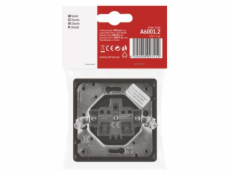 Emos A6001.2 Zásuvka jednonásobná, antracit