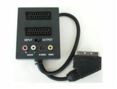 Adaptér SCART na S-VIDEO+3x CINCH