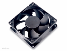 AKASA ventilátor DFS802512M 8cm, černý, tichý