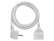 Prodlužovací kabel 3 m / 1 zásuvka / bílý / PVC / 1,5 mm2