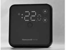 Honeywell Home DT3, Programovatelný drátový termostat, 7denní program, černá