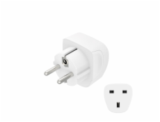 Hama zásuvkový adaptér z Británie do ČR, 3pól.