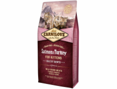 Carnilove Salmon & Turkey for Kittens – Healthy Growth 6kg granule pro koťata
