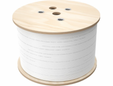 Multi kábel Q-LANTEC MultiMedia 2x U/UTP kat.5E + 2x RG6 + 2x FO G657A1 PVC 500m (KMP5001) Šedá