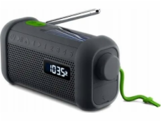 Prenosné solárne rádio Muse s kľukou a svietidlom | Múza
