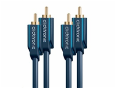 ClickTronic HQ OFC kábel 2x Cinch - 2x Cinch RCA, M/M, 10m