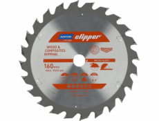 Norton Clipper NORTON KRUHOVÁ PÍLA 160mm x 16mm x 24z DREVO A KOMPOZITY ATB (2,6 / 1,6) N70184608039