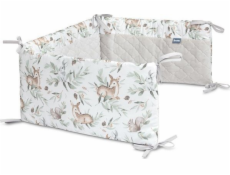 Sensillo OCHRANA POSTELE ŠEDÝ PLYŠ KARO